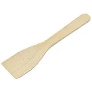 Utensilios de cocina para restaurante en casa, cucharas de madera maciza Natural, cuchara mezcladora de madera de 12 pulgadas, juego de cucharas para servir de madera de haya con mango largo