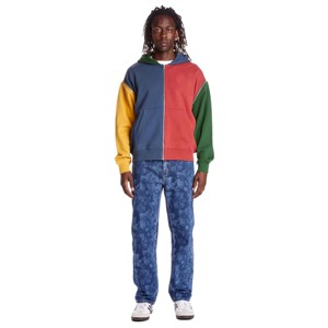 Mignon sweat à capuche colour-block avec oreilles d'ours-sweat à capuche confortable et élégant avec un adorable design d'oreille d'animal, parfait pour décontracté - Product Image 3