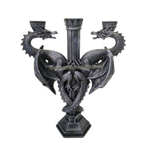 Bougeoir dragon en métal de qualité supérieure pour les décorations de table de mariage d'hôtel à la maison à bon prix - Product Image 2