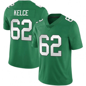 เสื้อฟุตบอลสหรัฐอเมริกา26 saquon Barkley 1 jalen hurts 33 dejean 11สีน้ำตาล62 kelce 6เสื้อเย็บเสื้อเชิ๊ตเสื้อสีเขียวเคลลี่ - Product Image 6