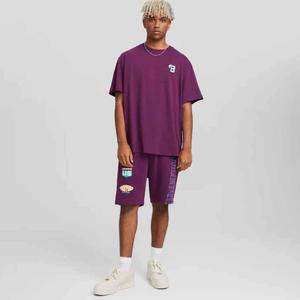 เสื้อยืดโอเวอร์ไซส์สำหรับผู้ชายทรงบ็อกซี่ฟิตทรงโอเวอร์ไซส์ผ้าคอตต้อน100% 250-300กรัม - Product Image 2