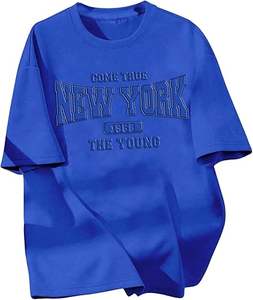 Mens <b>90s</b> Vintage Oversized Shirts Unisex Cool T Shirt Print Graphic Tees Casual Summer <b>Streetwear</b> Top - Product Image 5