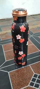 Designer Printed 99.9% Copper 1000ml Eco-Friendly Disposable Sport Water <b>Bottle</b> Classic Leak-Proof Lid Portable Outdoor - Product Image 6