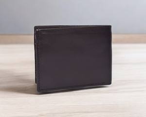 Unisex Luxury Vintage Split Leather Handmade Classic Design Custom Made Short India Bulk Order Polyester Cover <b>Cash</b> Storage - Product Image 3