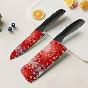 Couteau de chef à lame en céramique avec manche en plastique pour la cuisine à domicile, vente en gros d'usine en stock, artisanat fait main, livraison gratuite - Product Image 1