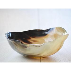 Bol de service décoratif artisanal en corne d'animal, style ferme vintage, écologique, fabriqué sur mesure, bol à salade pour fête - Product Image 3