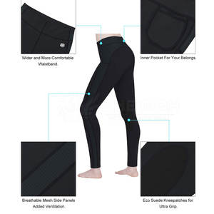 Top Tendance Équitation Collants Pantalon Équestre Taille Haute Femmes Culottes Sports De Plein Air Équestre Pour Adulte - Product Image 4