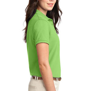 Cómodos polos de secado rápido para mujer, superventas, 100% de algodón, ajustados, polos para mujer a la venta - Product Image 2