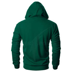 Sudadera con Capucha Casual para Hombre, Diseño Nuevo, Mangas Regulares, Corte Ajustado, Bolsillo con Capucha, Patrón Sólido, Tejido de Punto - Product Image 3