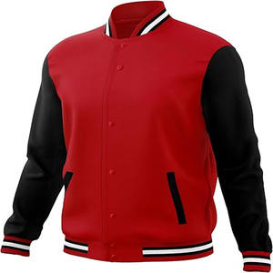 Veste Tom Hardy Venom Varsity pour homme de qualité supérieure | Veste à manches en laine et cuir noir et gris - Product Image 3