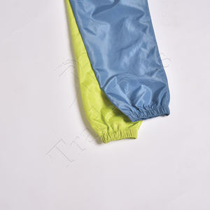 Cortavientos deportivo largo Unisex de alta calidad para adultos, logotipo personalizado fuera de casa, chaqueta de lluvia para exteriores con botones y bolsillos, impermeable - Product Image 3