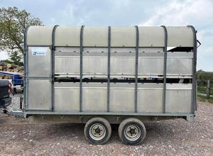 Envío Gratuito, Remolque para Ganado, Plataformas para Ovejas, 3500 kg de Peso Bruto, Puertas Divisorias, 12 pies x 6 pies, Parte Superior Desmontable para un Transporte Seguro de Animales - Product Image 4