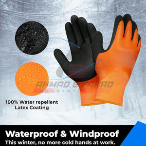 Guantes de entrenamiento de diseño personalizado para adultos transpirables e impermeables para uso en invierno MOQ bajo - Product Image 4