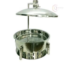 Plat de service en acier inoxydable avec couvercle |   Conserve les aliments frais et chauds pour un service prolongé - Product Image 1