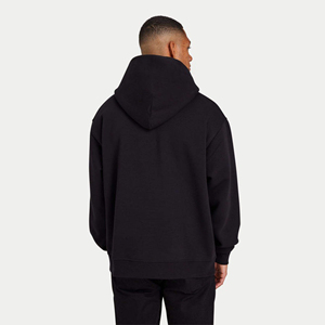 mens <b>black</b> <b>hoodie</b> and jogger set fleece tracksuit custom blank oversized streetwear private label two piece outfit wholesale - Product Image 6