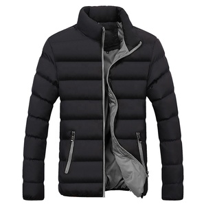 Men's <b>Long</b> Winter Puffer Bomber <b>Jacket</b> Stand Collar Thick Filling <b>Waterproof</b> Windproof Breathable Hooded Eco-Friendly Reversible - Product Image 1