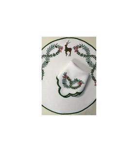 Handmade <b>woven</b> striped linen <b>placemat</b> for rustic farmhouse dining table decoration with boho chic natural style - Product Image 2