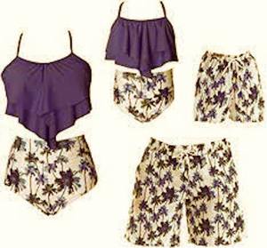 ชุดชายหาดสำหรับครอบครัว,ชุดบิกินี่และชุดว่ายน้ำชุดบิกินี่ชุดสำหรับครอบครัวปรับแต่งได้ผลิตเอง - Product Image 6