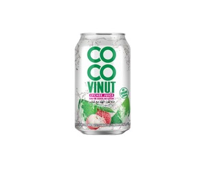 330ml Hot Selling Tropical Harmony Coconut Water With <b>Lychee</b> Ready to Ship Made in Vietnam Factory (OEM, ODM) - Product Image 1