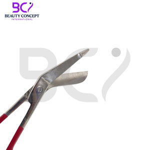 Con mango de Color rojo 2025 nueva llegada 7,5 pulgadas uso para removedor de vendaje tijeras quirúrgicas de acero inoxidable - Product Image 6