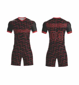 Vente chaude Vêtements de football pour hommes Maillot de football respirant à séchage rapide Chemises uniformes confortables - Product Image 2