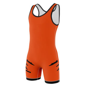 Top Qualité Hommes Haltérophilie Mesure Équipe Sublimation Lutte Singulet Pas Cher - Product Image 5