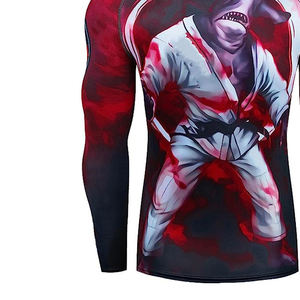 Buena calidad Fight Training Rash Guard Sublimación personalizada Hombres Rash Guard en precio razonable para hombres - Product Image 5