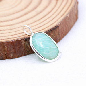Wholesale Natural Chrysoprase Oval Cut Gemstone 925 <b>Solid</b> Sterling Silver <b>Gold</b> Plated Women's Vintage Handmade Healing <b>Pendant</b> - Product Image 3