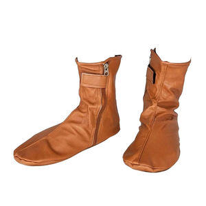 Chaussettes en cuir pour hommes respirantes, confortables, antibactériennes, en cuir de mouton véritable, couleurs et tailles personnalisées, séchage rapide, écologiques - Product Image 1