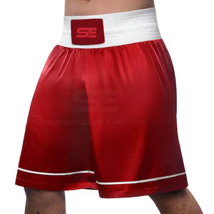Short de boxe pour hommes en polyester de haute qualité coupe ample respirant séchage rapide sports d'été - Product Image 1
