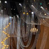 Offre Spéciale : Support de Toile de Fond Scintillant avec Rideau de Perles en Cristal pour Décoration de Mariage Personnalisée