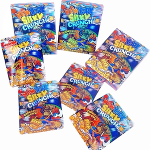 Stock Smell Proof Resealable Holographic Exotic Die Cut Zip Lock Stand up Mylar Bags <b>Box</b> - Product Image 1