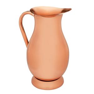 La jarra tradicional de cobre martillado hecha con precisión garantiza la longevidad y proporciona beneficios de purificación de agua natural todos los días - Product Image 3