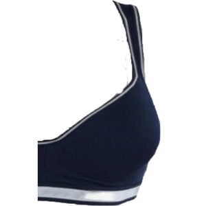 Soutien-gorge de sport et de yoga pour femme, écologique, simple, à maintien élevé, avec logo frontal, bretelles amovibles et réglables, respirant et à séchage rapide, vente en gros - Product Image 5