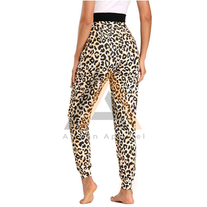 Taille élastique super douce de haute qualité 100% polyester organique spandex leggings en coton en gros pour femme legging respirant - Product Image 6