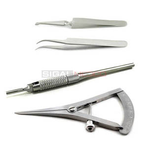 Jeu d'écarteurs ophtalmiques personnalisés en acier inoxydable Micro-chirurgie oculaire Rétraction oculaire Instruments médicaux microchirurgicaux ophtalmiques - Product Image 5