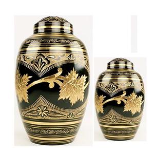 Galaxy Urne de crémation en laiton pour cendres humaines Grande taille pour adultes Urne funéraire pour funérailles humaines Fournitures funéraires - Product Image 3