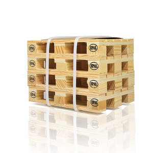 พาเลทไม้สนสีน้ำเงินแบบสองด้าน ขนาด 800x1200 มม. สำหรับบรรจุภัณฑ์อุตสาหกรรม ราคาดีที่สุด ได้รับมาตรฐาน EPAL Euro Four-Way เป็นมิตรกับสิ่งแวดล้อม ขายส่ง - Product Image 1