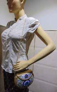 กระเป๋าคลัทช์โมเสคสุดทันสมัยพร้อมดีไซน์ศิลปะสมัยใหม่กระเป๋าคลัทช์โลหะโมเสก - Product Image 2