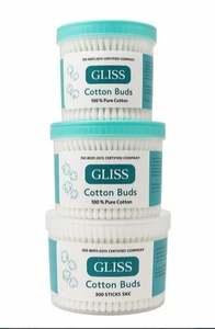 Vente en gros de 100 bâtonnets de coton en bambou de haute qualité, doux, à double tête, avec logo personnalisable, Q-tips par l'exportateur - Product Image 2