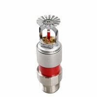 Tête de sprinkler à sec résistante à la corrosion en laiton pour la protection incendie des bâtiments industriels à basse température
