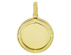 Round Cut VVS Moissanite In S925 Sterling Silver <b>Memory</b> Round Cut Hip Hop Iced Out Pendant for Unisex - Product Image 4