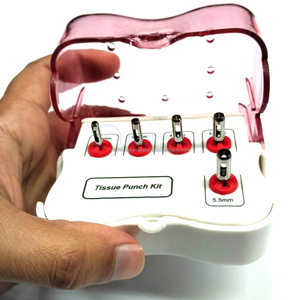 Kit de Punzones Dentales Manuales de Acero Inoxidable, Precio de Fábrica, Instrumentos Quirúrgicos de Precisión para Implantología y Muestreo de Tejidos - Product Image 6