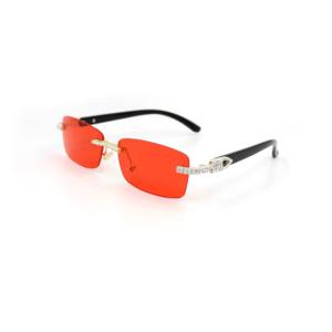 La construction en métal et en verre reflète la qualité et l'attention au détail, les lunettes de soleil vous font instantanément l'effet d'être plus élégant et plus confiant. - Product Image 2
