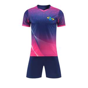 Uniforme de Fútbol Unisex al por Mayor - Conjunto Deportivo Personalizado de Alta Calidad, Transpirable y Ligero de Manga Corta - Product Image 5