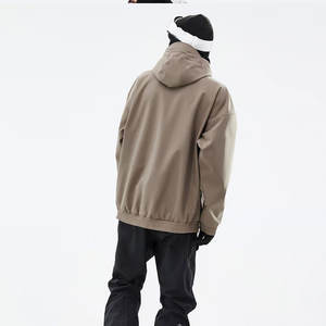 Fashion Trendy Outfit Outclass Look Men <b>Snowboard</b> Hoodie Printed Design Long Sleeve Budget Friendly <b>Snowboard</b> Hoodie - Product Image 5