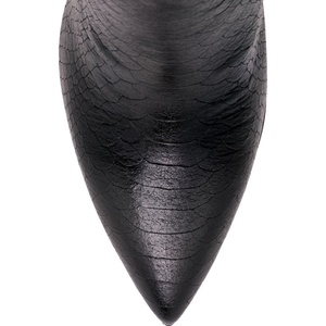 BEAUTIISOLES Stivali Alti Anaconda Blu Navy Taglia 7 con Punta Affusolata e Design Pam - Product Image 5