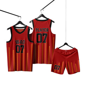 Uniforme de Baloncesto Personalizado para Hombre, sin Mangas, Cuello en V, 100% Poliéster, Transpirable, de Secado Rápido, con Impresión por Transferencia de Calor - Product Image 1
