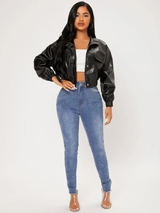 Nouvelle conception 2025 – Blouson moto en cuir véritable pour femme, tissu en velours côtelé doux de haute qualité, respirant et coupe-vent - Product Image 5