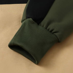 Nouveau Style Premium qualité hiver épais tricoté pull hommes à capuche tenue décontracté 100% coton fait hommes sweats à capuche à vendre - Product Image 3